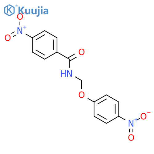 Benzamide, 4-nitro-N-[(4-nitrophenoxy)methyl]- structure