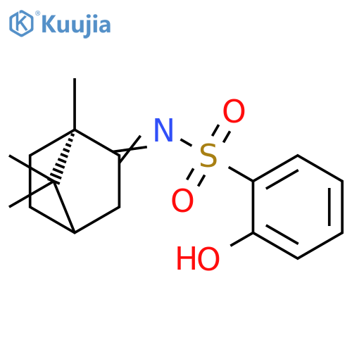 Benzenesulfonamide, 2-hydroxy-N-(1,7,7-trimethylbicyclo[2.2.1]hept-2-ylidene)-, (1R)- (9CI) structure
