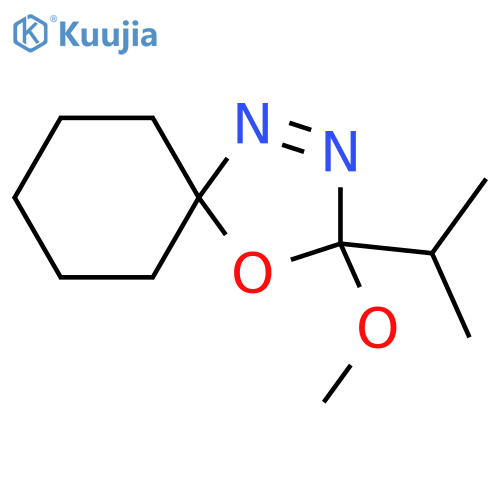 4-Oxa-1,2-diazaspiro[4.5]dec-1-ene, 3-methoxy-3-(1-methylethyl)- structure