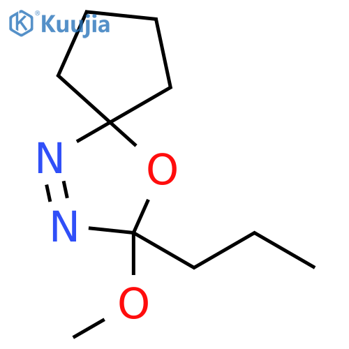 4-Oxa-1,2-diazaspiro[4.4]non-1-ene, 3-methoxy-3-propyl- structure