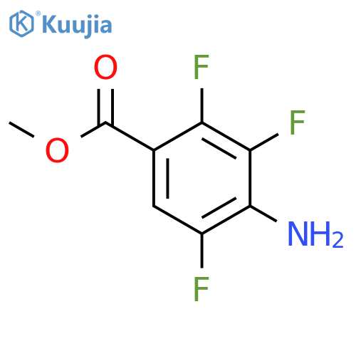 methyl 4-amino-2,3,5-trifluorobenzoate structure