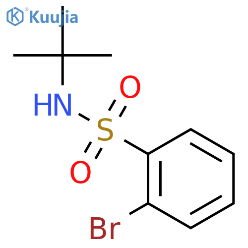 2-Bromo-N-tert-butylbenzenesulfonamide structure