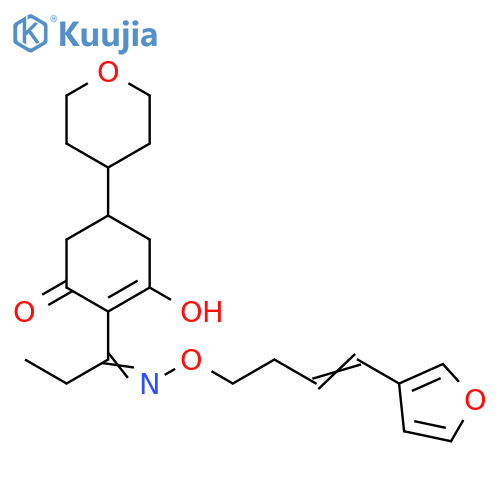 2-Cyclohexen-1-one,2-[1-[[[4-(3-furanyl)-3-butenyl]oxy]imino]propyl]-3-hydroxy-5-(tetrahydro-2H-pyran-4-yl)- structure