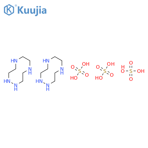 1,2,5,8-Tetrazecine, decahydro-, sulfate (2:3) structure