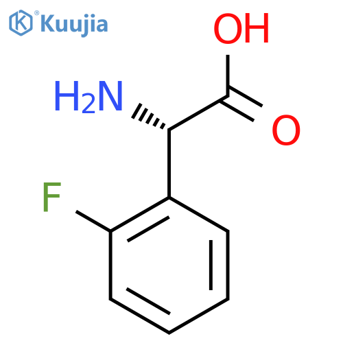 (S)-2-Amino-2-(2-fluorophenyl)acetic acid structure