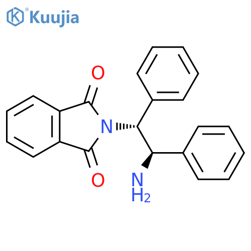 1H-Isoindole-1,3(2H)-dione, 2-[(1R,2R)-2-amino-1,2-diphenylethyl]- structure