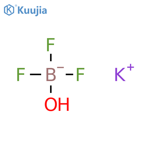 Borate(1-),trifluorohydroxy-, potassium, (T-4)- (9CI) structure