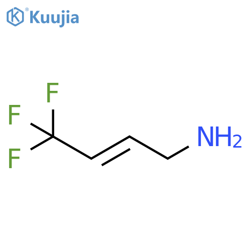 4,4,4-trifluorobut-2-en-1-amine structure