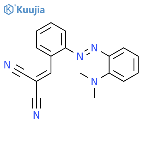 [(2-{(E)-[2-(Dimethylamino)phenyl]diazenyl}phenyl)methylidene]propanedinitrile structure