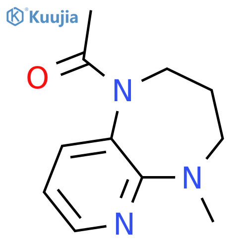 1-(5-Methyl-2,3,4,5-tetrahydro-1H-pyrido[2,3-b][1,4]diazepin-1-yl)ethan-1-one structure