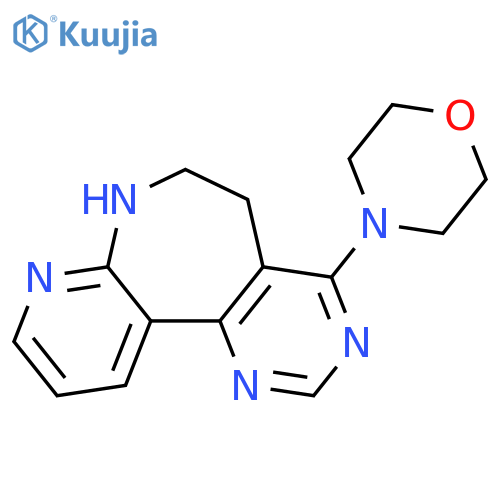 5H-PYRIDO[2,3-B]PYRIMIDO[4,5-D]AZEPINE, 6,7-DIHYDRO-4-(4-MORPHOLINYL)- structure