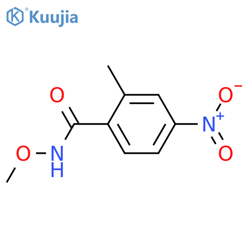 N-Methoxy-2-methyl-4-nitrobenzamide structure