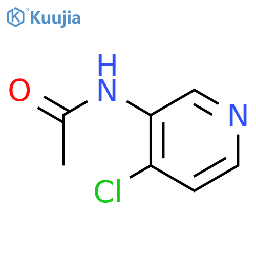 N-(4-Chloropyridin-3-yl)acetamide structure