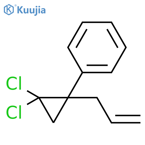 Benzene, [2,2-dichloro-1-(2-propenyl)cyclopropyl]- structure