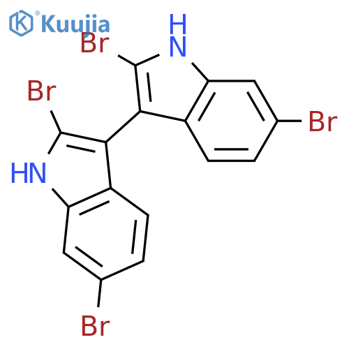 2,2',6,6'-Tetrabromo-3,3'-bi-1H-indole, structure