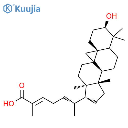 9,19-Cyclolanost-24-en-26-oicacid, 3-hydroxy-, (3a,24E)- structure