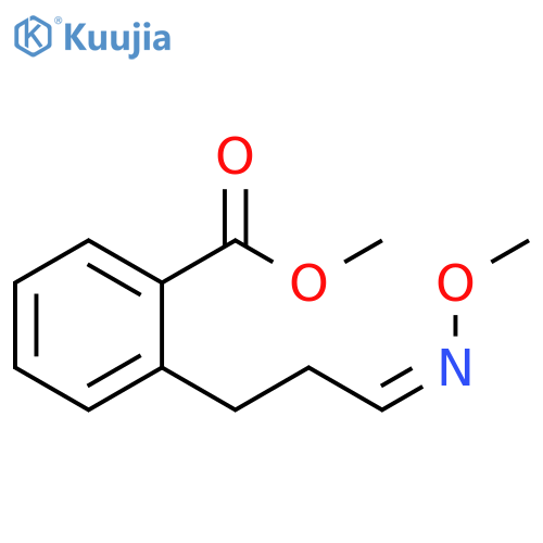 Benzoic acid, 2-[3-(methoxyimino)propyl]-, methyl ester, (Z)- (9CI) structure