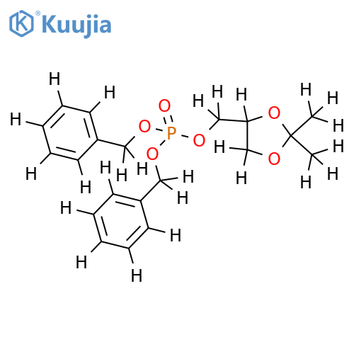 2,2-Dimethyl-1,3-dioxolane-4-methanol Dibenzyl Phosphate structure