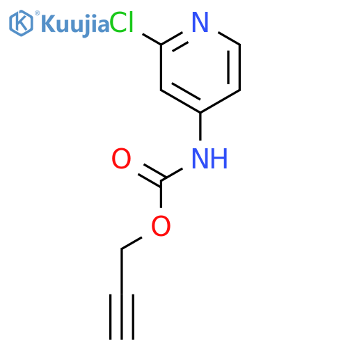 Carbamic acid, (2-chloro-4-pyridinyl)-, 2-propynyl ester structure