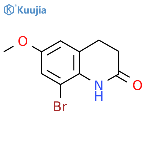 8-Bromo-6-methoxy-3,4-dihydroquinolin-2(1H)-one structure