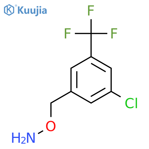 O-{3-chloro-5-(trifluoromethyl)phenylmethyl}hydroxylamine structure