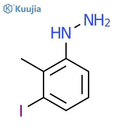 3-Iodo-2-methylphenylhydrazine structure
