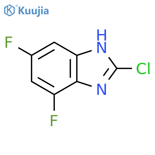 2-chloro-4,6-difluoro-1H-1,3-benzodiazole structure