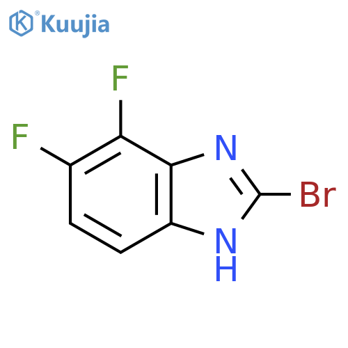 2-Bromo-4,5-difluoro-1H-benzimidazole structure