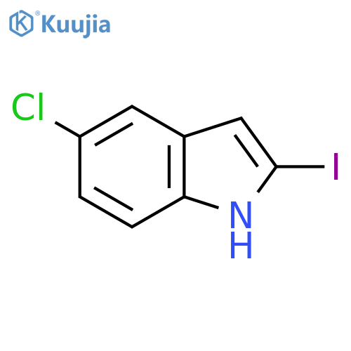 5-Chloro-2-iodo-1H-indole structure