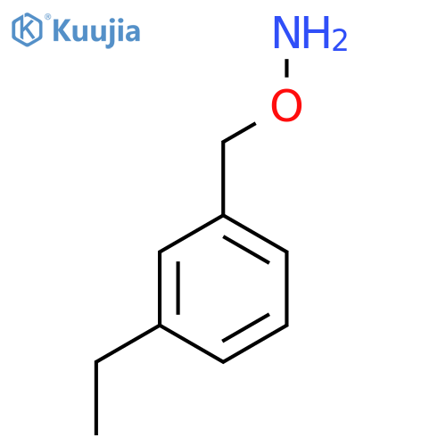 O-(3-ethylphenyl)methylhydroxylamine structure