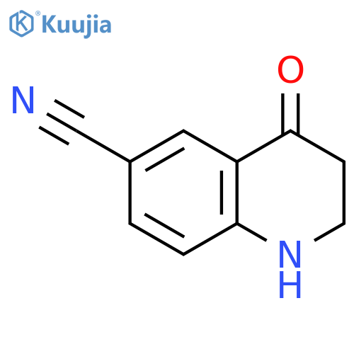 4-oxo-2,3-dihydro-1H-quinoline-6-carbonitrile structure