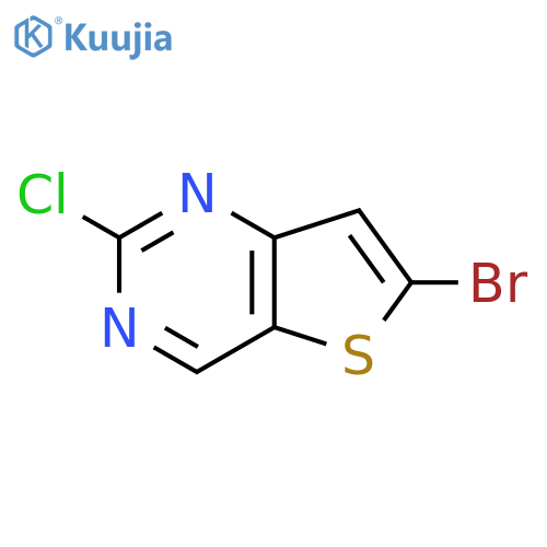 6-bromo-2-chlorothieno3,2-dpyrimidine structure