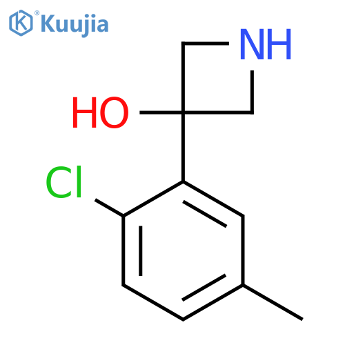 3-(2-Chloro-5-methylphenyl)azetidin-3-ol structure