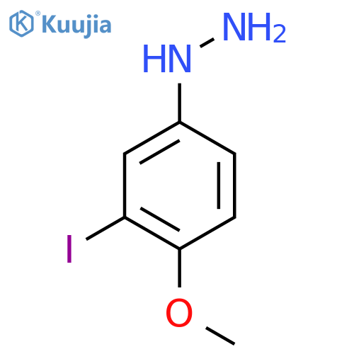 3-Iodo-4-methoxyphenylhydrazine structure