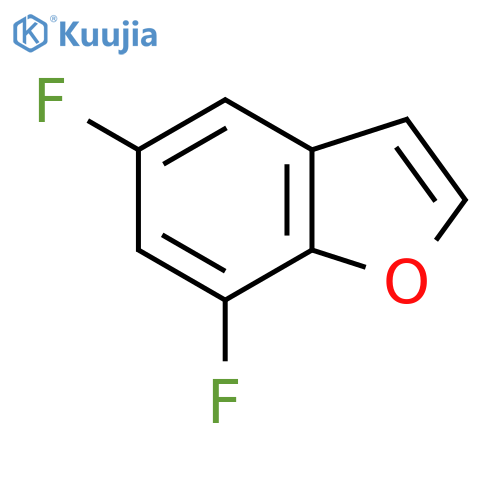 5,7-Difluoro-1-benzofuran structure
