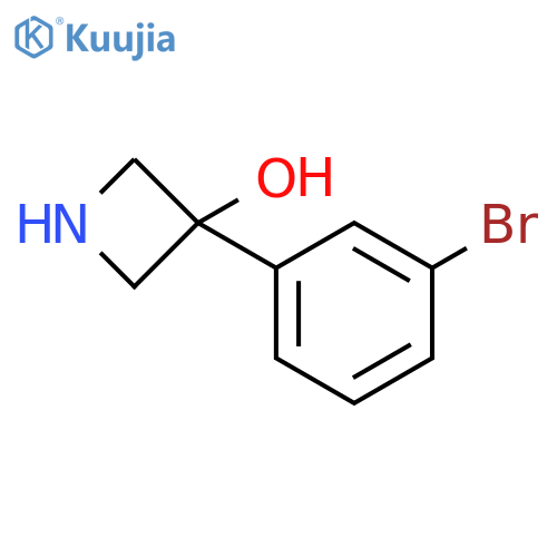 3-(3-bromophenyl)azetidin-3-ol structure