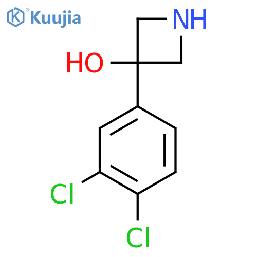 3-(3,4-dichlorophenyl)azetidin-3-ol structure
