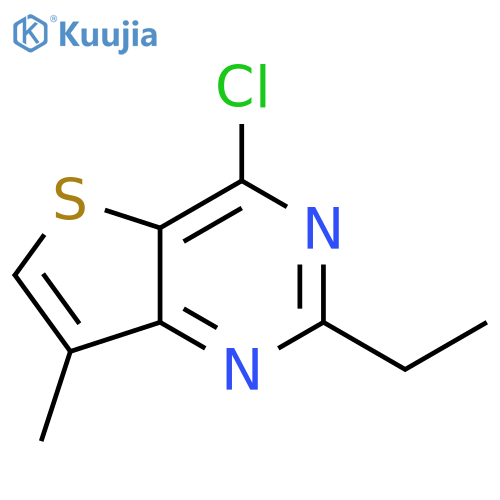 4-chloro-2-ethyl-7-methylthieno3,2-dpyrimidine structure