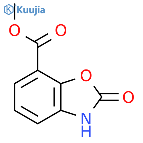 methyl 2-oxo-3H-1,3-benzoxazole-7-carboxylate structure