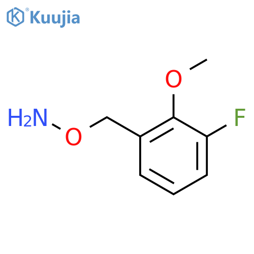O-(3-fluoro-2-methoxyphenyl)methylhydroxylamine structure