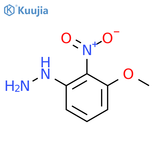 (3-methoxy-2-nitrophenyl)hydrazine structure