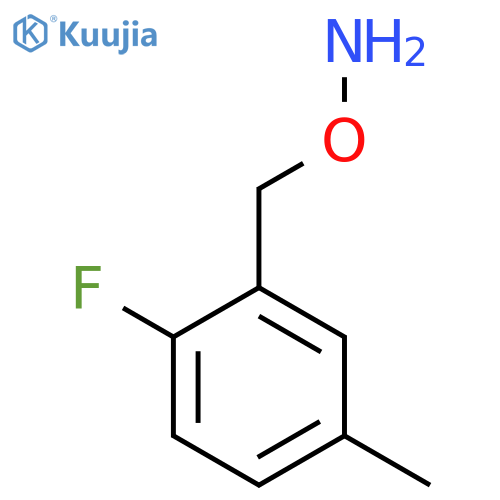O-(2-fluoro-5-methylphenyl)methylhydroxylamine structure