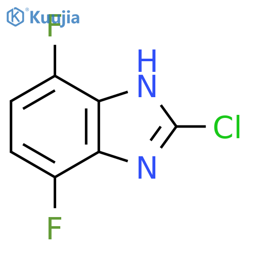2-Chloro-4,7-difluoro-1H-benzimidazole structure