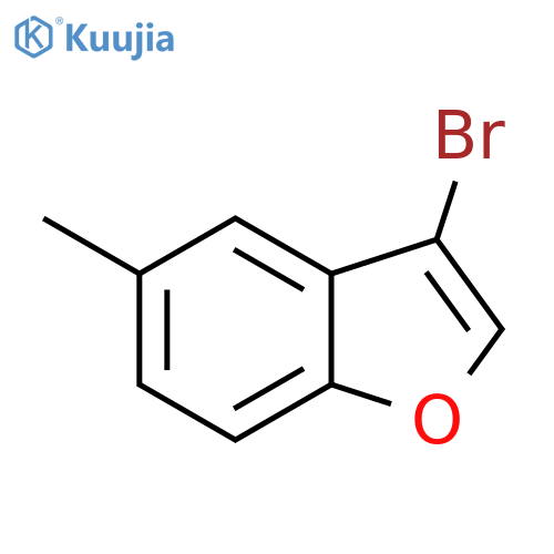 3-bromo-5-methyl-1-benzofuran structure