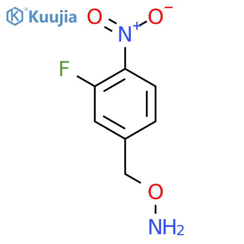 O-(3-fluoro-4-nitrophenyl)methylhydroxylamine structure