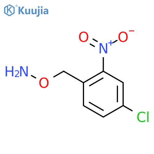 O-(4-chloro-2-nitrophenyl)methylhydroxylamine structure