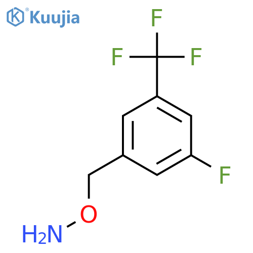 O-{3-fluoro-5-(trifluoromethyl)phenylmethyl}hydroxylamine structure