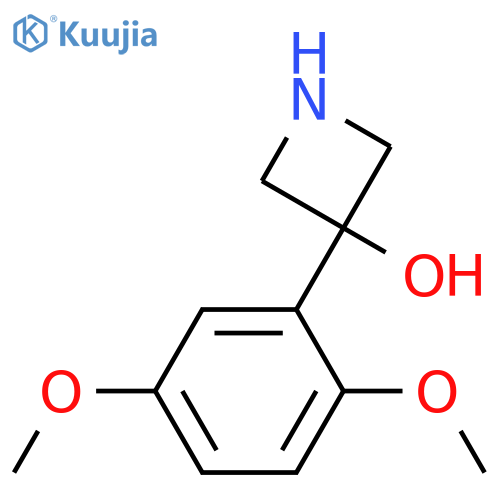 3-(2,5-dimethoxyphenyl)azetidin-3-ol structure