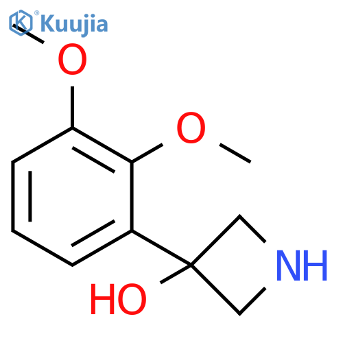 3-(2,3-dimethoxyphenyl)azetidin-3-ol structure
