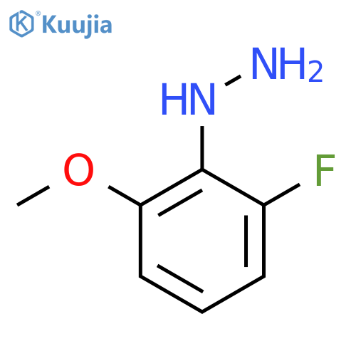 (2-fluoro-6-methoxyphenyl)hydrazine structure